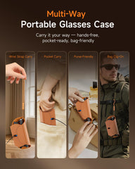 Portable Charging Case for Ray-Ban Meta Smart Glasses Gen 1 & Gen 2