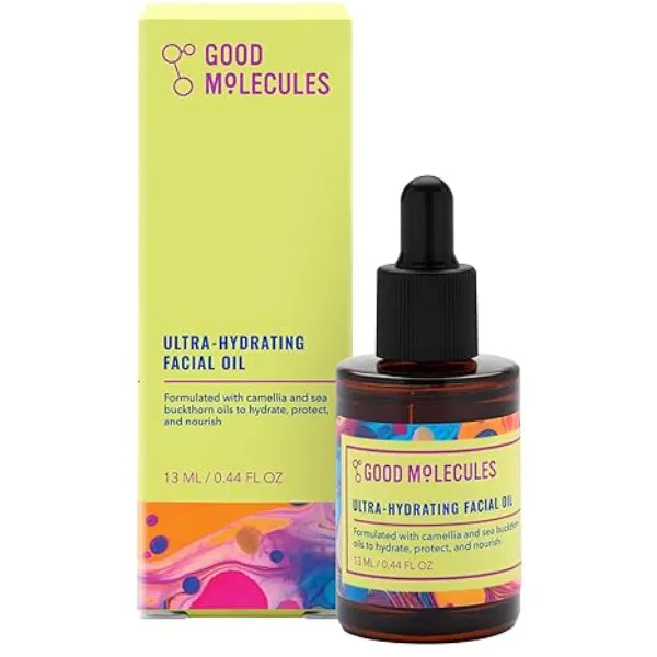 Good Molecules Ultra Hydrating Facial Oil Face Moisturizer with Nourishing Sea Buckthorn and Camellia Oils Hydrating Skin Care for Face