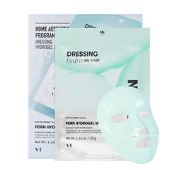 VT COSMETICS PDRN Hydrogel Mask(33gx4ea) | Intensive Nourishing, Rejuvenating Face Mask, Skin Repair & Elasticity Boost, Overnight Melting Mask, Improves Radiant, Korean Facial Mask