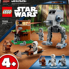 LEGO 75332 Star Wars AT-ST, Construction Toy for Preschool Kids Aged 4 Plus with Wicket the Ewok and Scout Trooper Minifigures, Incl. Starter Brick, 2022 Set