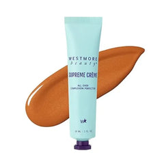 Westmore Beauty Supreme Creme All Over Complexion Perfector Long Lasting CC Cream Foundation Waterproof & Transfer Resistant Skin Tint 1 Oz Rich