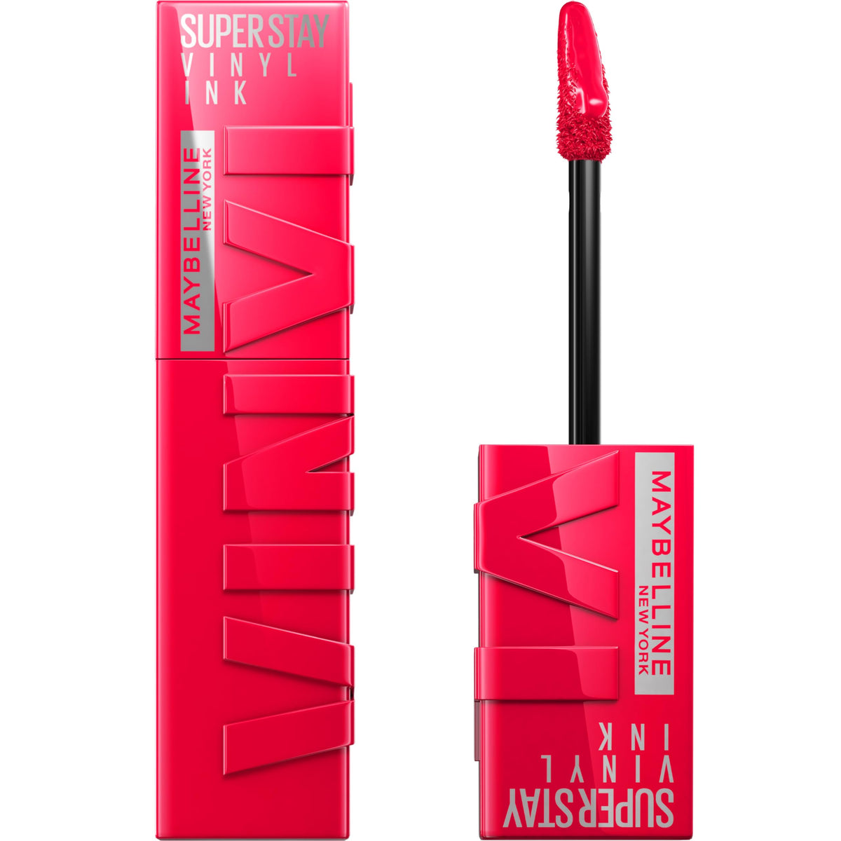 Maybelline New York Lip Colour, Smudge-free, Long Lasting up to 16h, Liquid Lipstick, Shine Finish, SuperStay Vinyl Ink, 45 Capricious