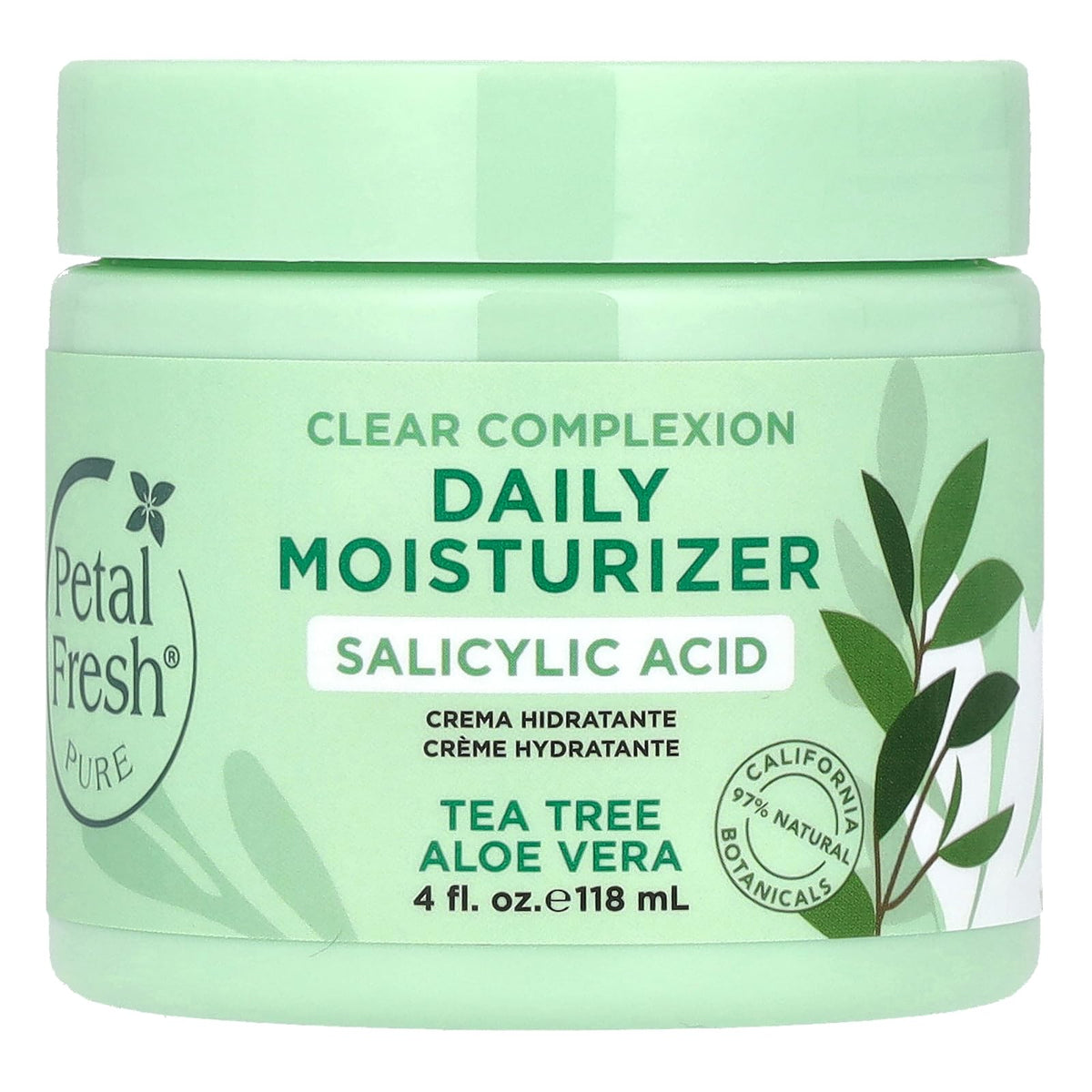 Petal Fresh Pure Clear Complexion Daily Moisturizer, 118Ml | With Salicylic Acid Aloe Vera & Tea Tree | For Hydrated, Blemish-Free & Refreshed Skin