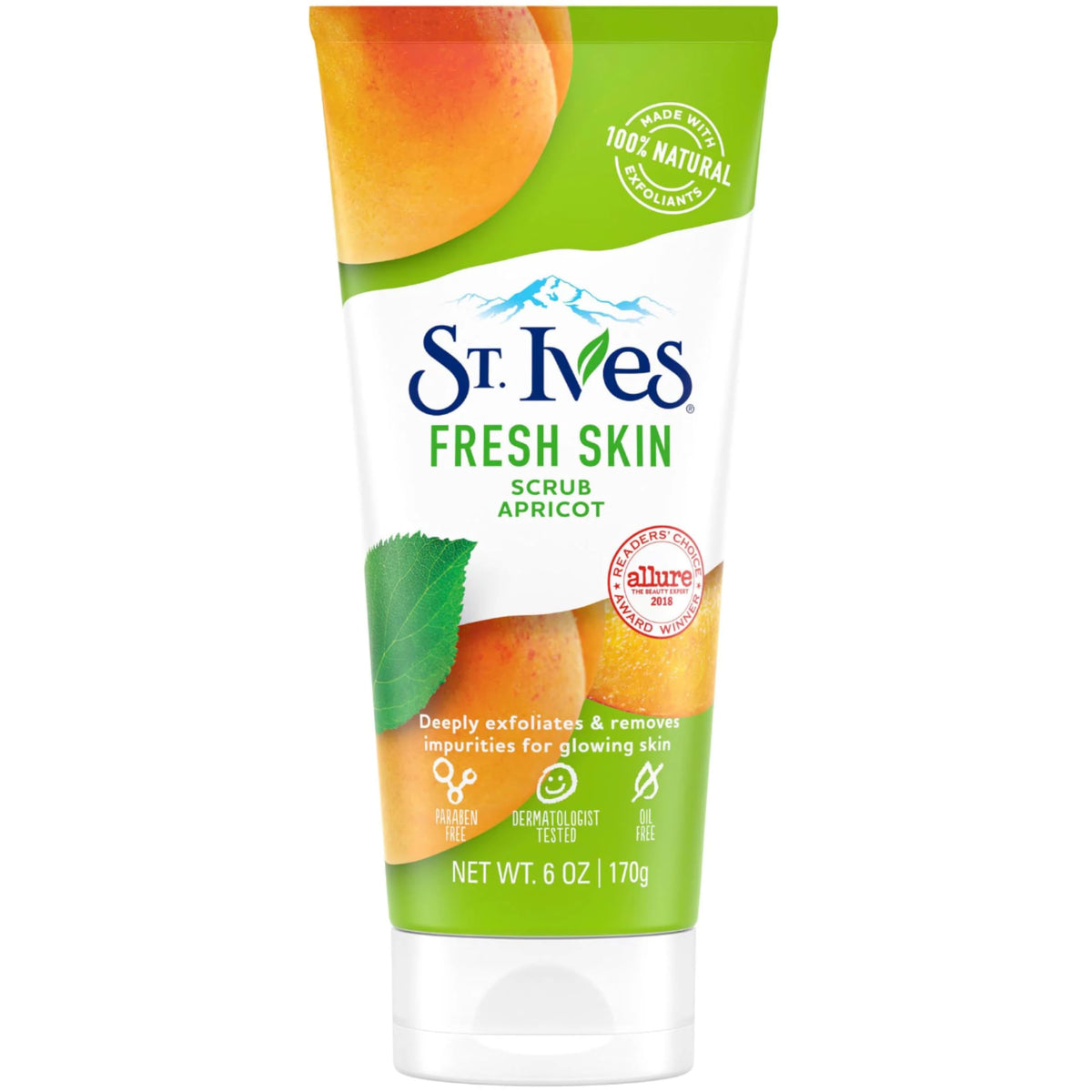 St. Ives Fresh Skin Invigorating Apricot Face Scrub, 177 ml