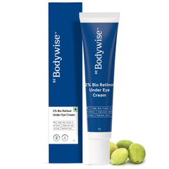Man Matters Be Bodywise 2% Bio Retinol Cream | Anti Aging, Under Eye & Skin I 2% Retinol, 1% Niacinamide | Reduce Dark Circles I Smoothen Fine Lines, Wrinkles & Puffed Eyes I 15g