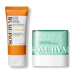 SOME BY MI PDRN Spirulina Poreless Primer & V10 Hyal Air Fit Sunscreen SPF 50