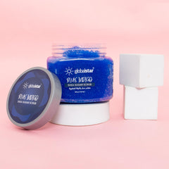 Globalstar Shea Sugar Scrub 600ml – Exfoliating & Hydrating – Watermelon, Blue Indigo, Kiwi, Fassi Aker, Vitamin C (600g, Blue Indigo)