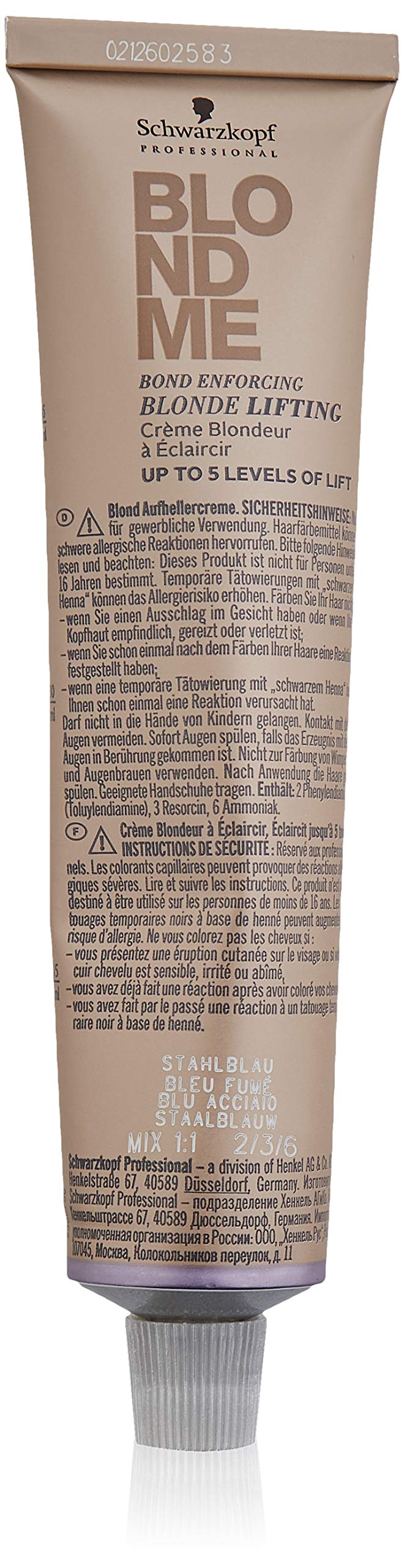 Schwarzkopf PM Bond Inf. Lift. Hair Color Steel Blue - 60 ml