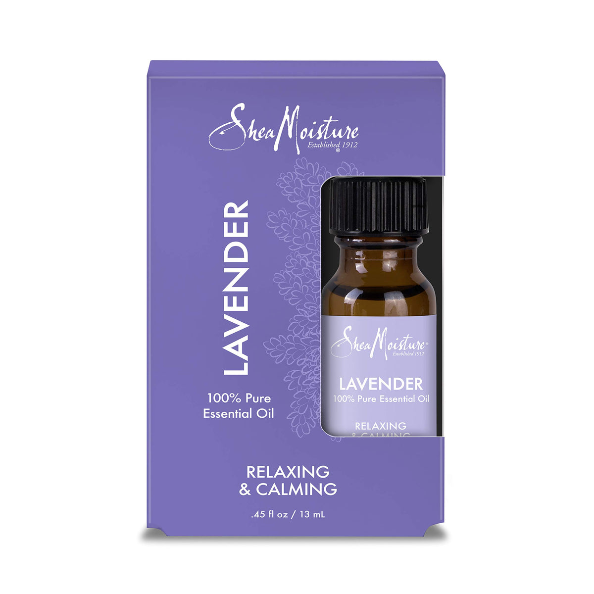 Shea Moisture Body Oil for Dry Skin Made with 100% Pure Essential Oil, Lavender Skin Oil 0.48 oz