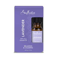 Shea Moisture Body Oil for Dry Skin Made with 100% Pure Essential Oil, Lavender Skin Oil 0.48 oz