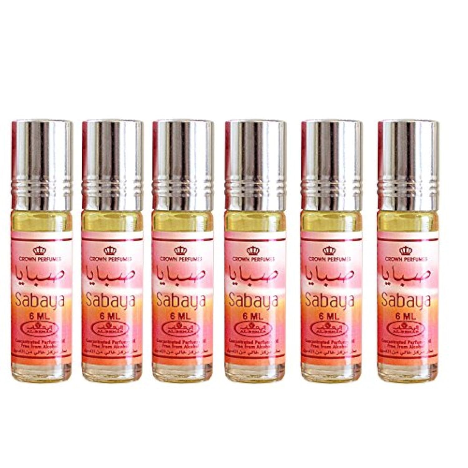 Al Rehab Sabaya Perfume Oil - 6 x 6ml