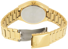 Casio Leather Band Watch Gold