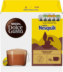 Nescafe Dolce Gusto Nesquik Chocolate Capsules (Pack of 16)