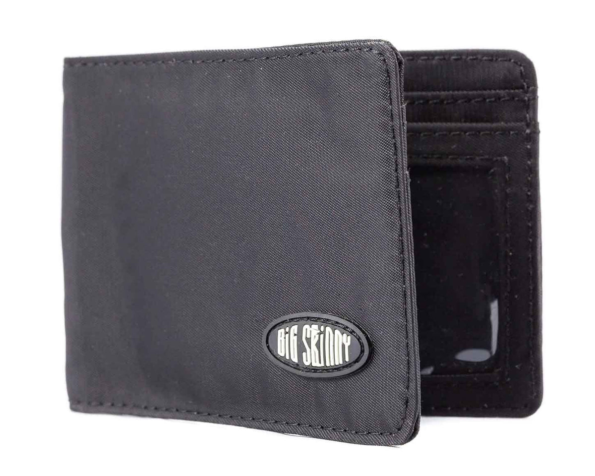 Big Skinny Men's Acrobat Money Clip Slim Wallet, Holds Up to 20 Cards - ‎Black
