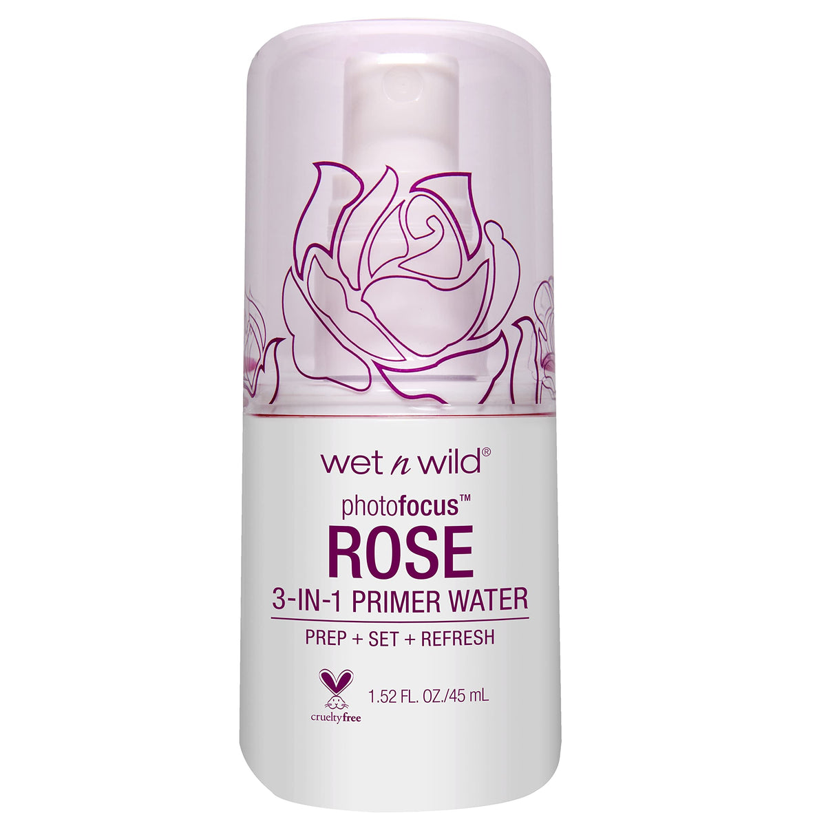 Wet n Wild Photo Focus Water Primer, Rose Addiction, 1.5 oz