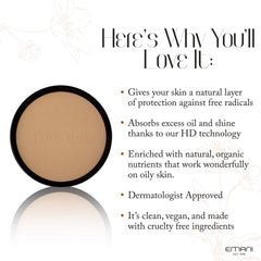 Emani Pressed Mineral Foundation - 1003 Golden