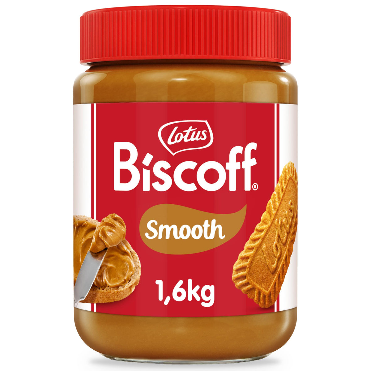 Lotus Biscoff - Sweet Spread - Creamy Delicious and Unique - 1.6kg (Pack of 1)