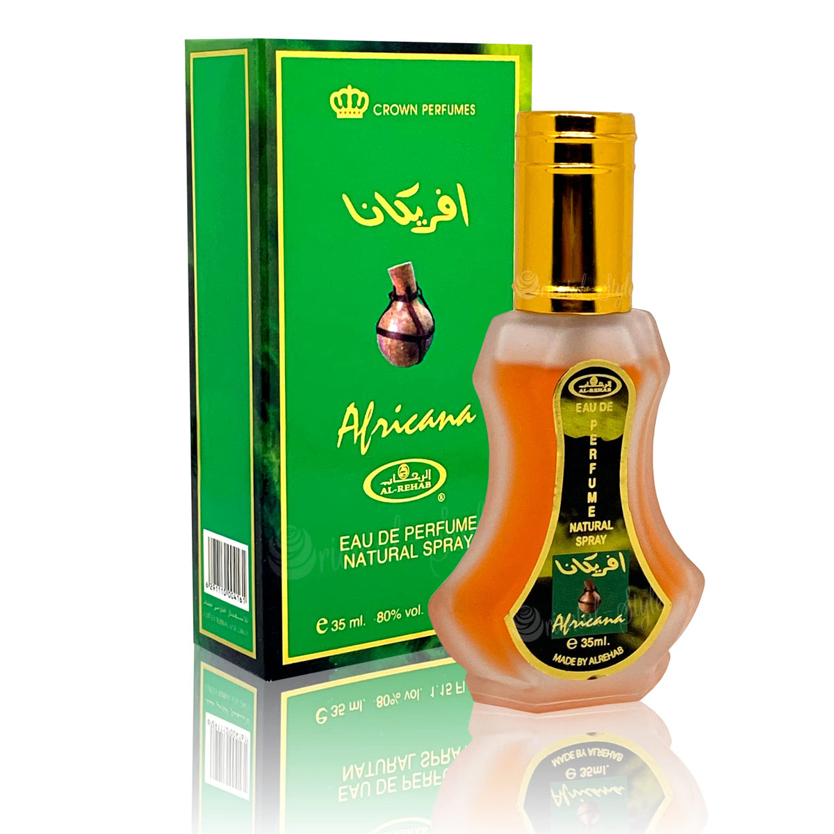 Africana - Al-Rehab Eau De Natural Perfume Spray - 35 ml (1.15 fl. oz)- 12 pack