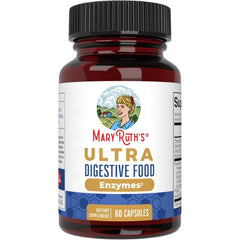 MARYRUTH'S Ultra Digestive Enzymes, Gut Health Supplement, 60 Count, Lipase | Gut Health Supplement, Digestion & Immune Support, Occasional Gas & Bloating Relief, 12+ Enzymes