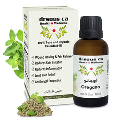 Drsous Ca Organic Oregano Oil 30ml | 100% Pure and Natural Cold Pressed Essential Oil for Massage, Skin care | Therapeutic Grade | Wellness and Muscle Joint Relief | Made in Palestine