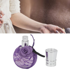 Perfume, Long Lasting Purple Lace Rose Appearance Relaxation Fragrance Attractive Smell for Dating for Travelling for Lady