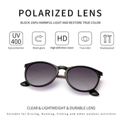 SUNGAIT Vintage Round Sunglasses for Women Men Classic Retro Designer Style