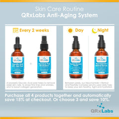 QRxLabs Peptide Complex Serum/Collagen Booster For The Face With Hyaluronic Acid And Chamomile Extract 30Ml, Samantha Formula