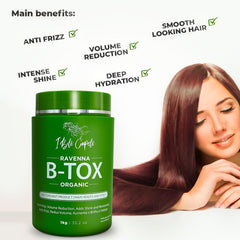 I Belli Capelli Organic Hair Botox Treatment & Argan Oil Mask 250g- Botox Capilar Para el Cabello, Formaldehyde-Free- Cirugia Capilar Para el Cabello- Effect Anti-Frizz, Volume Reduction, Smoothing