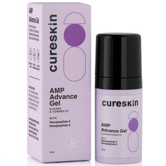 AMB Cure Skin Advance Gel | Purifying Gel for Face and Body | Softens and Soothes Blemish-Prone Skin, 15g (Pack of 1)