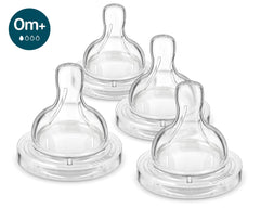 PHILIPS AVENT Anti-Colic Baby Bottle Flow 1 , 4pk, SCY761/04, 4 Count (Pack of 1)