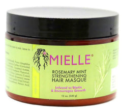 Mielle Organics Rosemary Mint Strengthening Hair Masque & Rosemary Mint Strengthening Shampoo