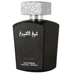 Lattafa Sheikh Al Shuyukh Final Edition, Aromatic, Leather, Woody, Amber Eau de Parfum Spray Long-Lasting Fragrance for Men - 3.4 Ounce / 100 ml
