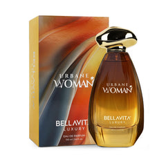 BELLAVITA URBANE WOMAN | Dubai Crafted | Perfume For Woman | 100ml | 25% Oil Concentration | Rose, Jasmine, Vanilla & Musk | Premium Long Lasting Perfume