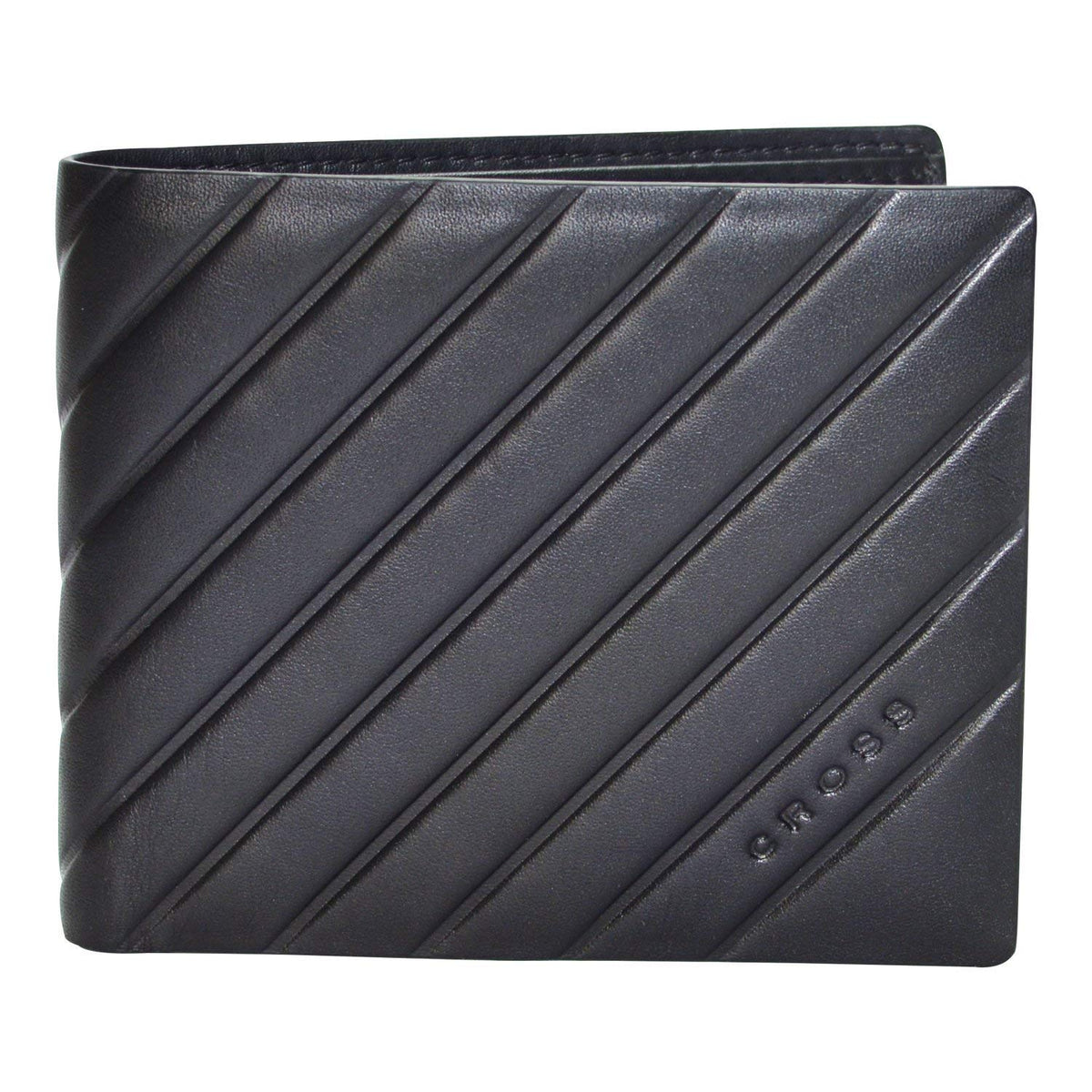 Cross Black Leather For Men - Bifold Wallets