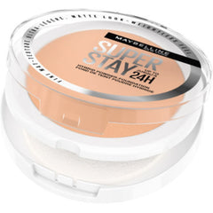 Maybelline Powder Foundation, Long-lasting 24H Wear, Medium to Full Coverage, Transfer, Water & Sweat Resistant, SuperStay 24H Hybrid Powder Foundation, 21