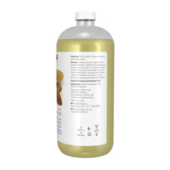 NOW Solutions, Sweet Almond Oil, 100% Pure Moisturizing Oil, Promotes Healthy-Looking Skin, Unscented Oil, 32-Ounce