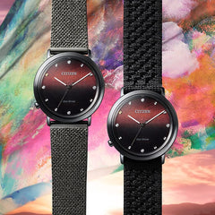 Citizen Women's Analogue Eco-Drive Watch with a Fabric Band L Ambiluna Collection