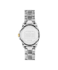 Coach GREYSON Men's Watch, Analog-Silver / Gold / White