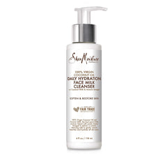 Shea Moisture 100 Percent Virgin Coconut Oil Daily Hydration Face Milk Cleanser, 4 Oz