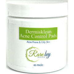 Dermisklean Acne Control Pads- Perfect Glycolic Acid Pads for Acne Treatment and Oil Control -Exfoliating Facial Pad Hydrates and Removes Whiteheads, Blackheads, Popped Pimples 60 pads