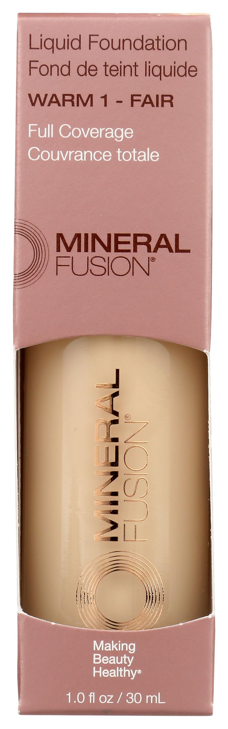 MINERAL FUSION Warm 1 Liquid Foundation, 1 FZ