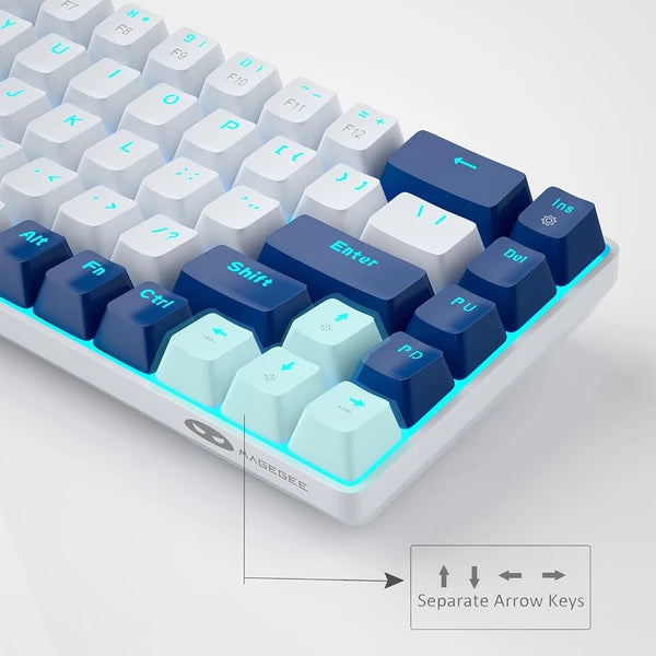 MageGee Mk-Box Wired Mechanical Gaming Keyboard with LED Backlit