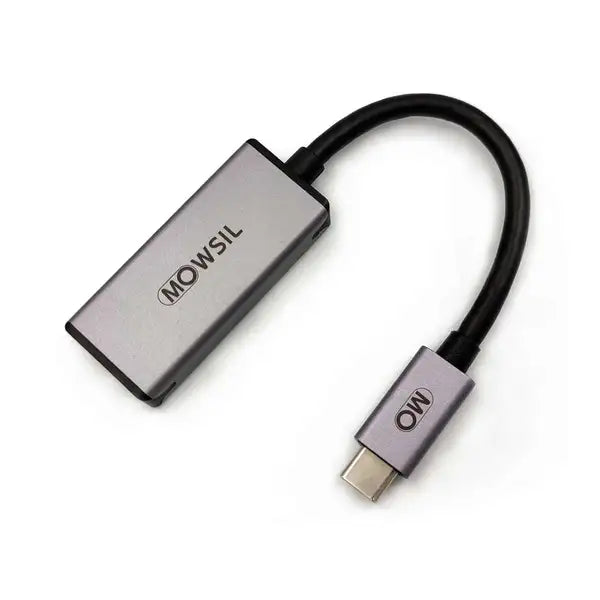 Mowsil USB-C to DP Converter 4K 60Hz, USB C (Thunderbolt 3) to DisplayPort Converter Adapter