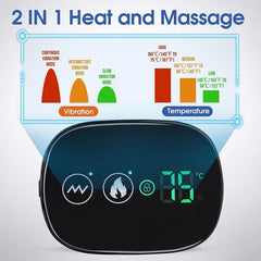 SUWU Electric Shoulder Heating Pads Massager Wrap for Men and Women with 3 Heating Setting, Left Right Shoulder Massage
