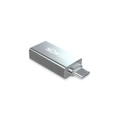 Mowsil USB-C to Dual USB Hub, USB 3.0 USB 2.0 Zinc Alloy Material