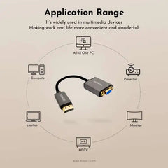 Mowsil DP to VGA Converter Adapter