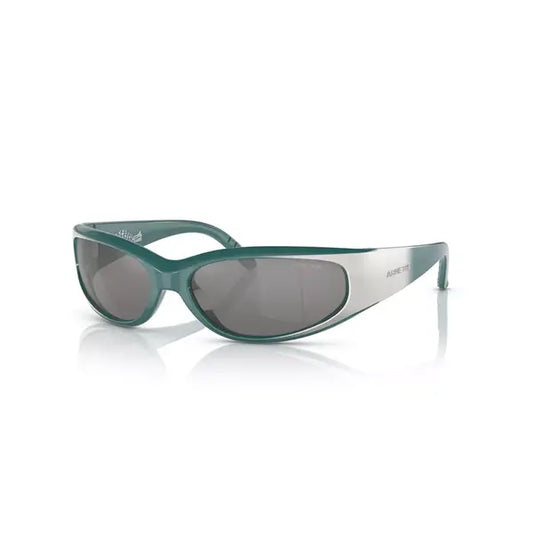 Arnette Catfish AN4302 62MM Unisex Sunglasses, Green-Silver