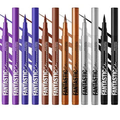 LANGMANNI 4 Colors Matte Liquid Eyeliner Set, Neon Colorful Pigmented With Long-lasting, Smudgeproof & Waterproof Eye Liner Makeup for Bold & Stunning Looks Gift for Girls