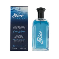 PB ParfumsBelcam Blue Depths Version of Cool Water, Eau De Toilette, Cologne for Men