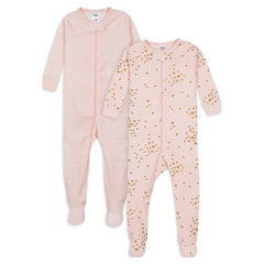 Gerber Baby & Toddler Neutral Snug Fit Footed Cotton Pajamas